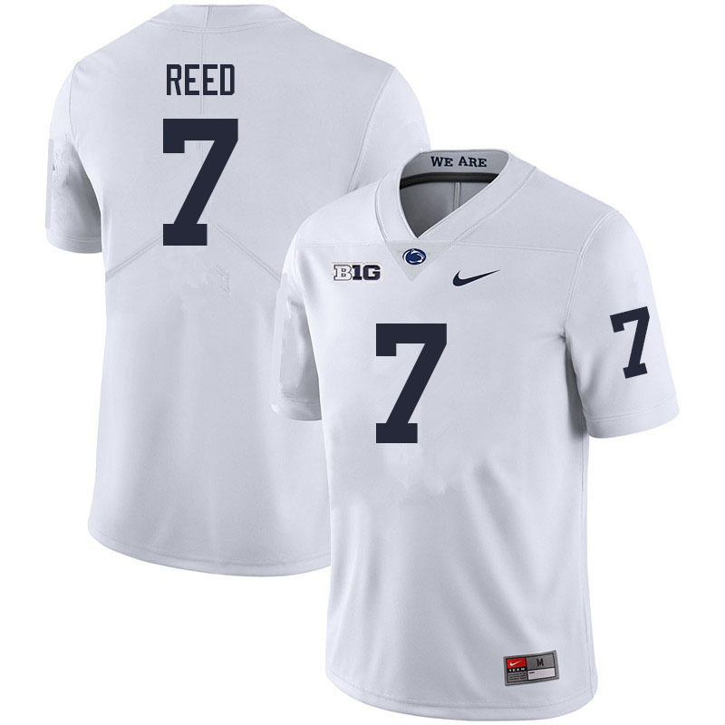 Men #7 Jaylen Reed Penn State Nittany Lions College Football Jerseys Sale-White